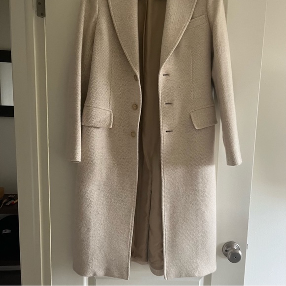 Ralph Lauren coat 2 tan chevron suede patches - Picture 3 of 6